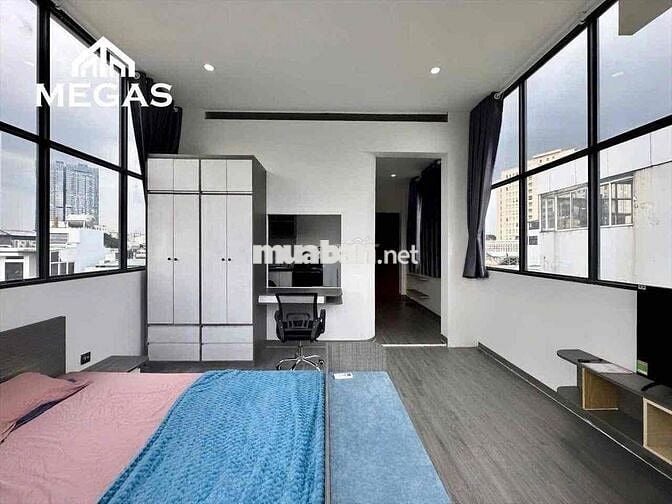 CHO THUÊ CHDV MỚI 100% 1PN BAN CÔNG MÁY GIẶT RIÊNG MT NGUYỄN VĂN CỪ