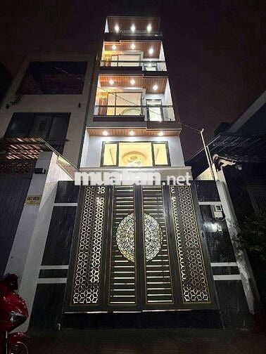 Nhà tk sang trọng 5 tầng. Đường số 5 sát Aeon TP. Dt: 4,2x14. Hẻm 5m