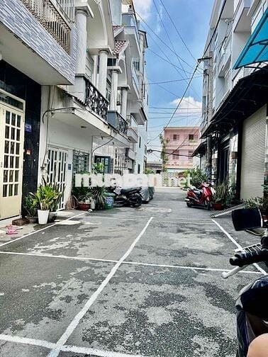 Cho Thuê Nhà  DT 120m2 1Trệt 1Lầu 2Pn 3Wc Hẻm Ôtô Gàn Chợ Vườn Lài