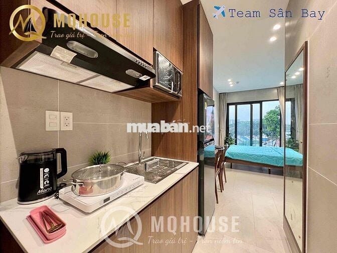 Chdv 1pn ban công, thang máy, nhà mới xây ngay khu K300, Tân Bình