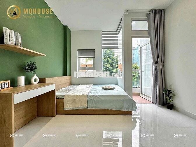 Studio ban công, máy hút mùi, full NT mới ngay ETown Cộng Hoà, ga T3