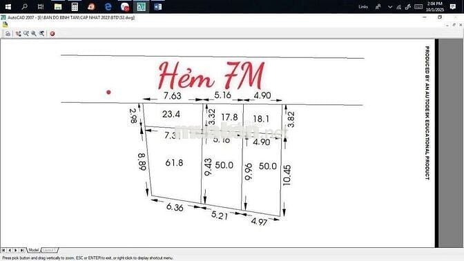 / TÂN HOÀ ĐÔNG - 5X14M5 - HẺM 7M THÔNG - 5 TỶ/NỀN CÓ THƯƠNG LƯỢNG.