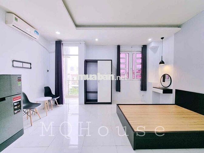 Cho Thuê Studio Balcon 30m2 Thang Máy Đi Bộ ĐH Kinh Tế UEH Quận 10