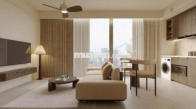 CĂN HỘ 1 PHÒNG NGỦ MỚI 100%, CÓ HỒ BƠI, BAN CÔNG RỘNG VIEW CAO