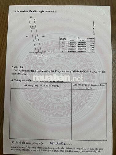 Bán đất thổ cư phường Chơn Thành giá chỉ 295triệu