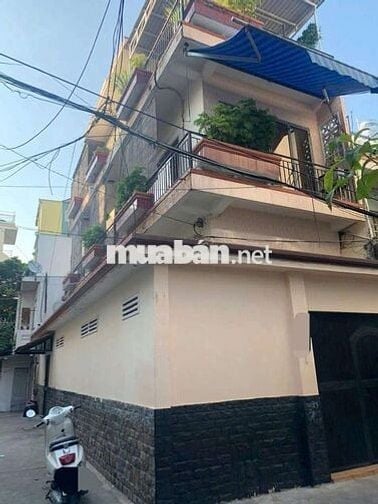 Căn góc 2 MT 75m2 ngang 5m HXT CMT8 4 tầng BTCT Khu an ninh Sổ chuẩn