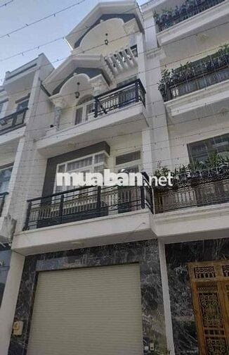 nhà 4x14m trệt 3 lầu 4pn 5wc sân thượng, hẻm xe tải