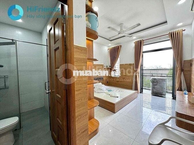 CHO THUÊ STUDIO BAN CÔNG THOÁNG MÁT FULL NỘI THẤT MỚI MÁY GIẶT RIÊNG