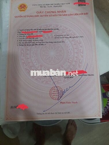 Bán 127 m2 đất tại Đất Lanhf, Vĩnh Thái, phường Nam Nha Trang, 2,5 tỷ.