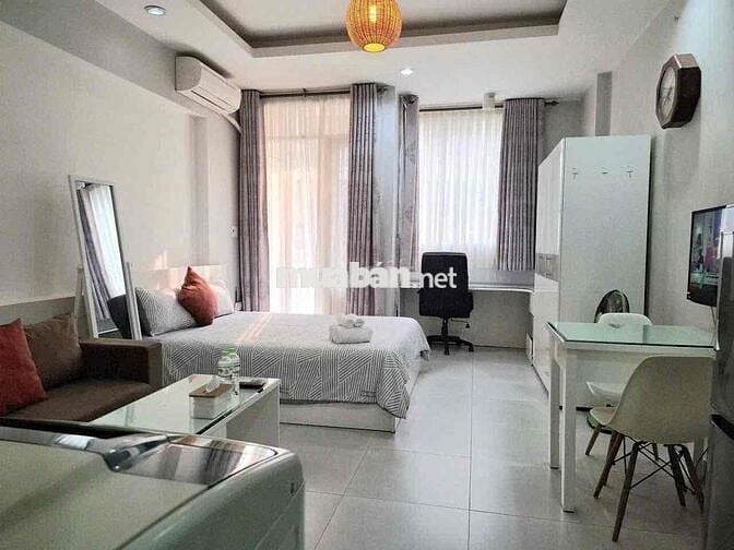 CHO THUÊ STUDIO RỘNG 30M2 BAN CÔNG LỚN NGUYỄN THƯỢNG HIỀN BÌNH THẠNH