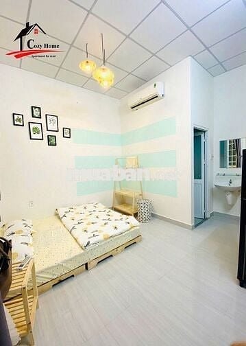 Phòn full nội thất CMT8, Q3 đối diện công viên giá 4tr