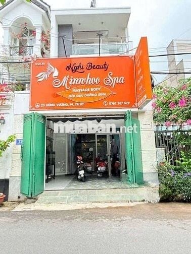 BÁN NHÀ MẶT TIỀN HÙNG VƯƠNG TP.VT 85M NHÀ 1TRỆT 2LẦU GIÁ 11,7 TỶ TL