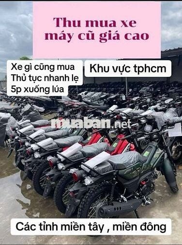 CHUYÊN THU MUA XE CŨ GIÁ CAO