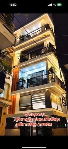 CHDV Quận 1-THU NHẬP 95tr/tháng;TÔN THẤT TÙNG(ngang 7,5x10,5m)71,5m2