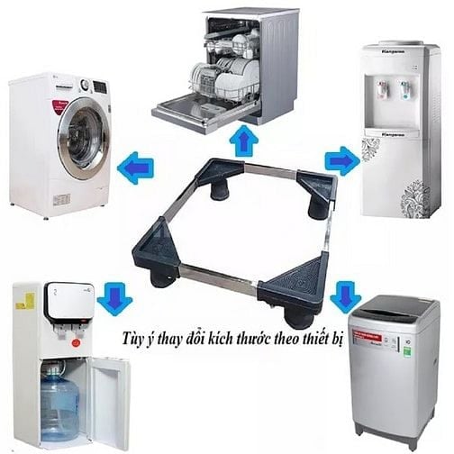 CHÂN KÊ TỦ LẠNH, MÁY GIẶT, KỆ GIẶT SẤY
