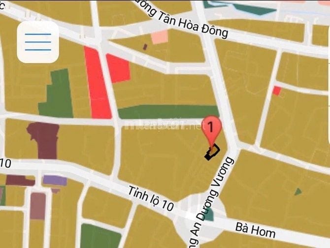 BÁN ĐẤT FULL THỔ CƯ 540M2 QUẬN BÌNH TÂN TRUNG TÂM TPHCM