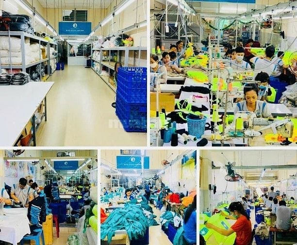 CTY TNHH SX TM DV BLUE OCEAN Tuyển Công nhân may 1 kim, kansai, vắt sổ