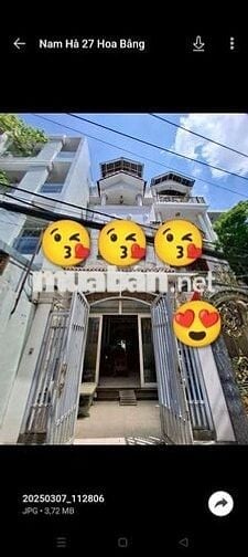 NHÀ BÁN ĐƯỜNG HOA BẰNG TSN 2 MT DT 4.5*20M TRỆT 2 LẦU THƯỢNG ĐÚC LỮNG