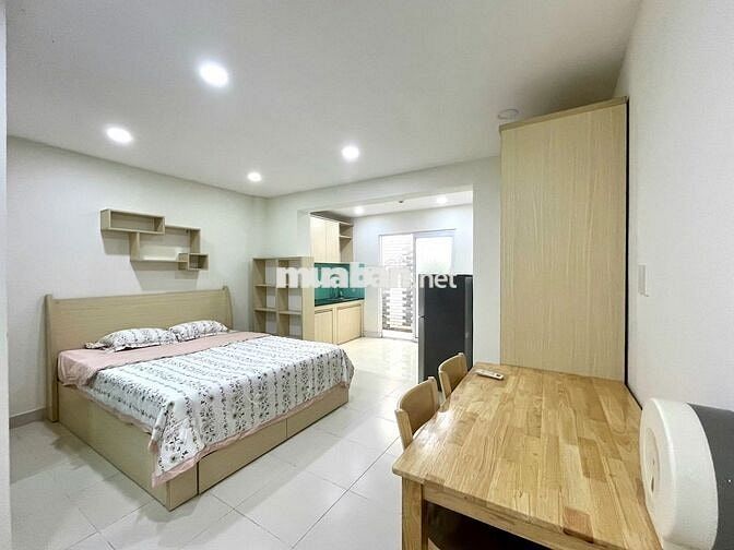 Cho thuê căn hộ Phú Nhuận_Gần CV Hoàng Văn Thụ_Sân Bay_máy giặt riêng