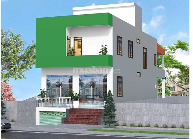 Nhà nguyên căn 2 tầng mặt tiền 7m, QL1a Văn phòng,kinh doanh, kho bãi