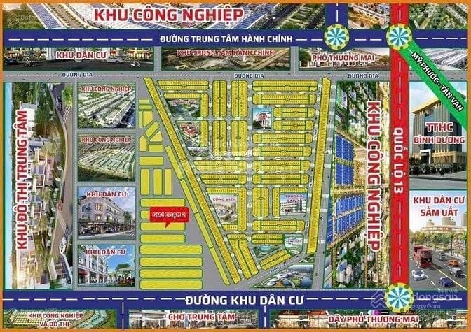 Mở bán 30 nền DA Central Point Bàu Bàng, Giá chỉ từ 1tỷ850/85m2. SHR