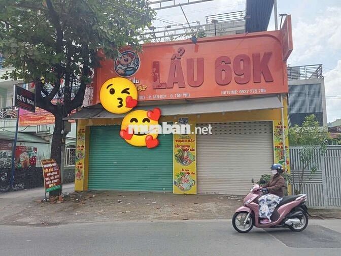 CHO THUÊ MB MẶT TIỀN TÂN KỲ TÂN QUÝ TÂN PHÚ DT9×20M GÓC 2MT