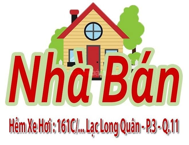 Nhà Bán Hẻm Xe Hơi : 161C/... Lạc Long Quân, P.3, Q.11, Tp.HCM