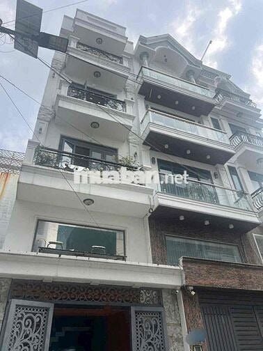 Nhà Mới Hẻm 8m xe hơi đậu trong nhà đg PVC P14: 4x16m, 3 lầu, 4pn, 5wc