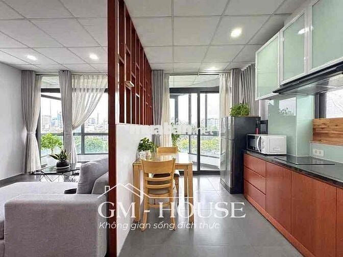 🌹CHO THUÊ CĂN HỘ 1PN VIEW BỜ KÈ TRƯỜNG SA FULL_NỘI THẤT QUA QUẬN 1 5p