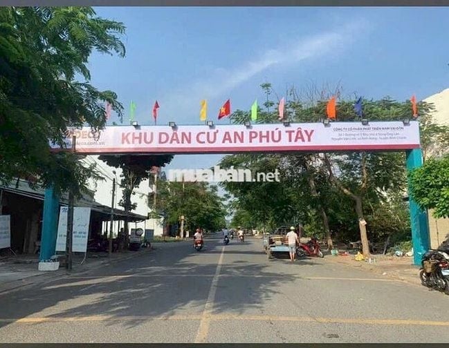 CHÍNH CHỦ GIẢM 60TR BÁN GẤP LÔ ĐẤT NGỘP BANK 100M2 NGAY KDC AN PHÚ TÂY