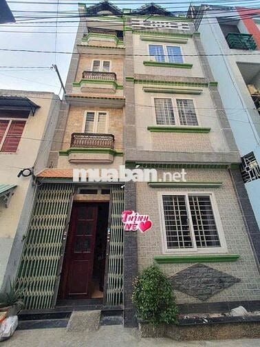 CHO THUÊ NHÀ 4PN CÓ NỘI THẤT MỚI ĐẸP NGUYỄN VĂN LƯỢNG P17 GV