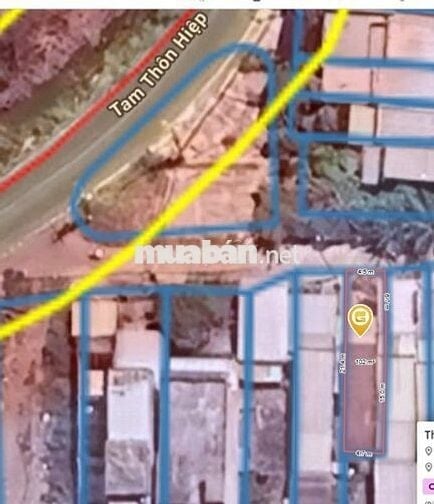 Bán 125m2 đất thổ cư có sẵn50m2 thổ mặt tiền đường TamThônHiệp,Cần Giờ