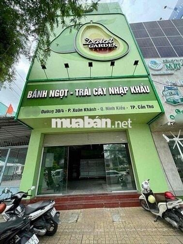 Cho thuê mặt tiền đường 30 tháng 4 ngang 7met gần Vincom Xuân Khánh