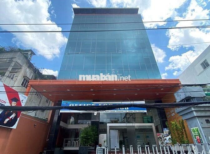 Cho thuê tòa nhà văn phòng Hoàng Văn Thụ Phú Nhuận. Hầm 7 tầng giá tốt