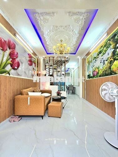 Nhà đẹp vào ở liền có sổ hồng đồng sở hữu đường trước nhà 6 m