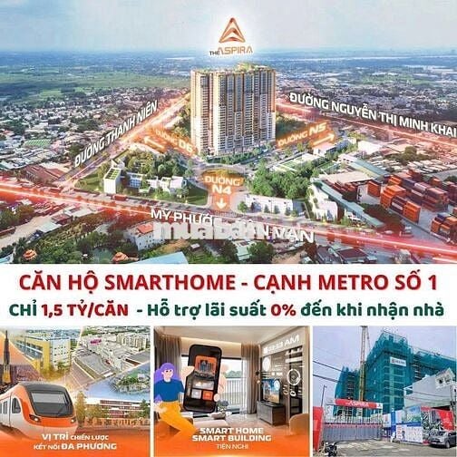 THE ASPIRA - CĂN HỘ SMARTHOME - GÓP 8TR/THÁNG - NGAY METRO SỐ 1