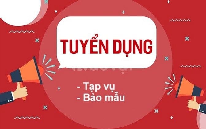 Trường Mầm non Quốc Tế Thiên Thần Nhỏ cần tuyển: Tạp vụ; Bảo mẫu