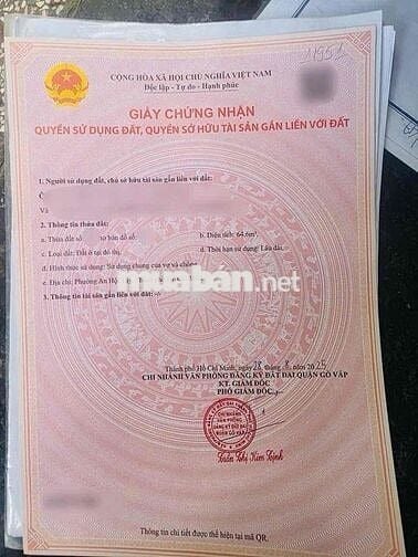 Bán Đất Sát Chợ Phạm Văn Bạch, Hẻm 8m, 4m x 20m, Nhỉnh 8 Tỷ 5