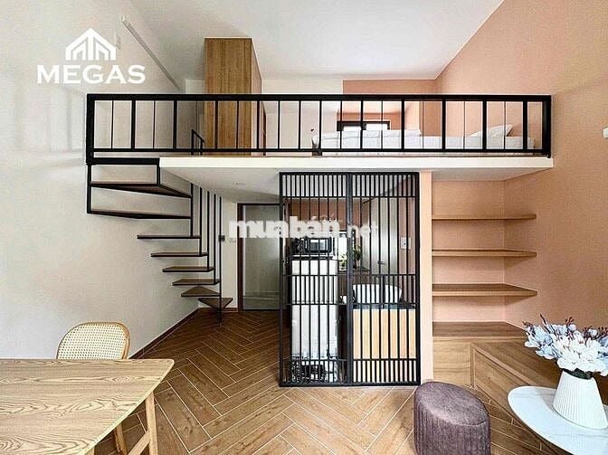 GÁC FULL NỘI THẤT CAO CẤP BAN CÔNG CỬA SỔ - GÁC CAO M8 - Ở 3NG3XE Q7