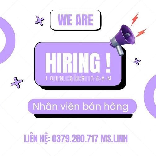 Tuyển nhân viên bán hàng dịp cận tết: Không yêu cầu kinh nghiệm 