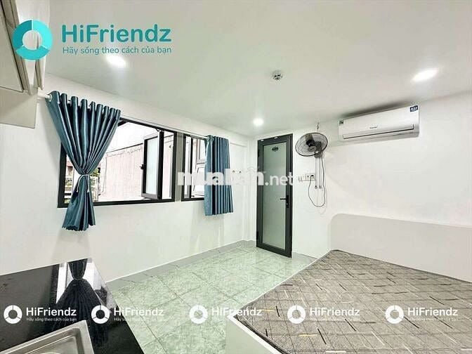 Studio cửa sổ trời full nội thất cạnh đại học Văn Hiến