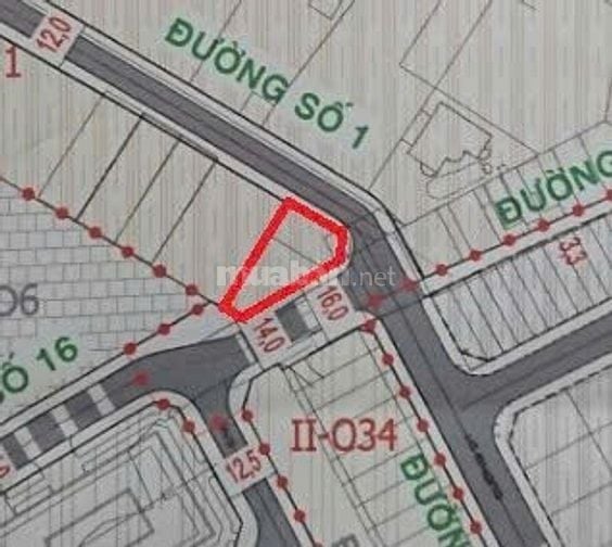 Bán đất 3 mặt tiền đường số 12 khu dân cư Trần Não Quận 2,150 triệu/m2