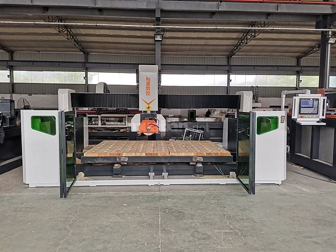 MÁY CẮT ĐÁ CẦU 5 TRỤC ( BẢO HÀNH 24 THÁNG ) 