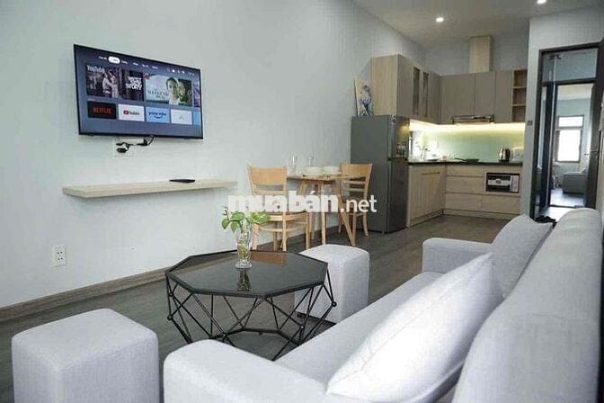 Cho thuê căn hộ 1 phòng ngủ ngay Khuê Mỹ