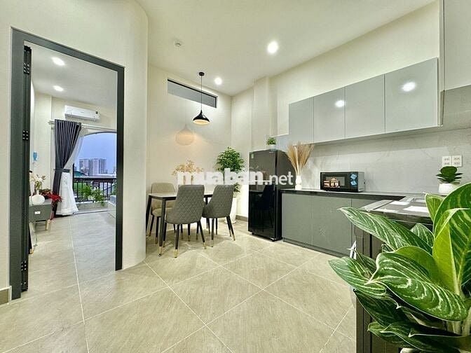 Cho thuê căn hộ Bình Thạnh_gần đh Văn Lang_Full nội thất_Máygiặt riêng