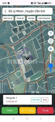 Bán đất Mặt Tiền Đường gốc tre thuộc xã lý nhơn cần giờ TP HCM 