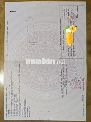 Bán đất sau lưng nhà mặt tiền đường Bình Kỳ- Hòa Quý - Đà Nẵng