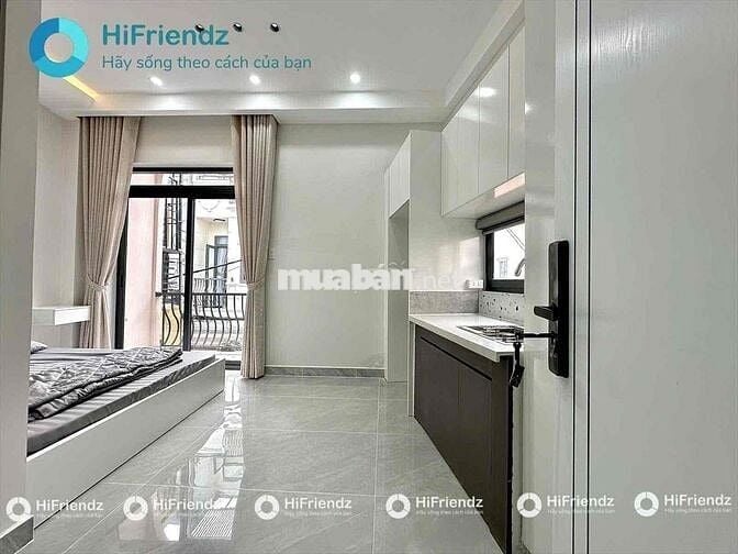 CHDV 1PN TÁCH BẾP VÀ BAN CÔNG FULL NỘI THẤT GẦN SÂN BAY