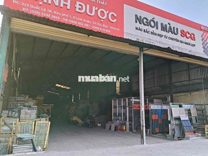 Nhà đất mặt tiền QL1K, 880m2, đang cho thuê 50tr/tháng, 38TỶ