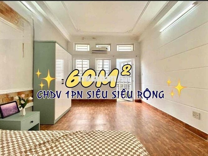 ✨[60m2]✨CĂN HỘ 1PN SIÊU SIÊU RỘNG TRÊN ĐƯỜNG NGUYỄN XÍ TPHCM